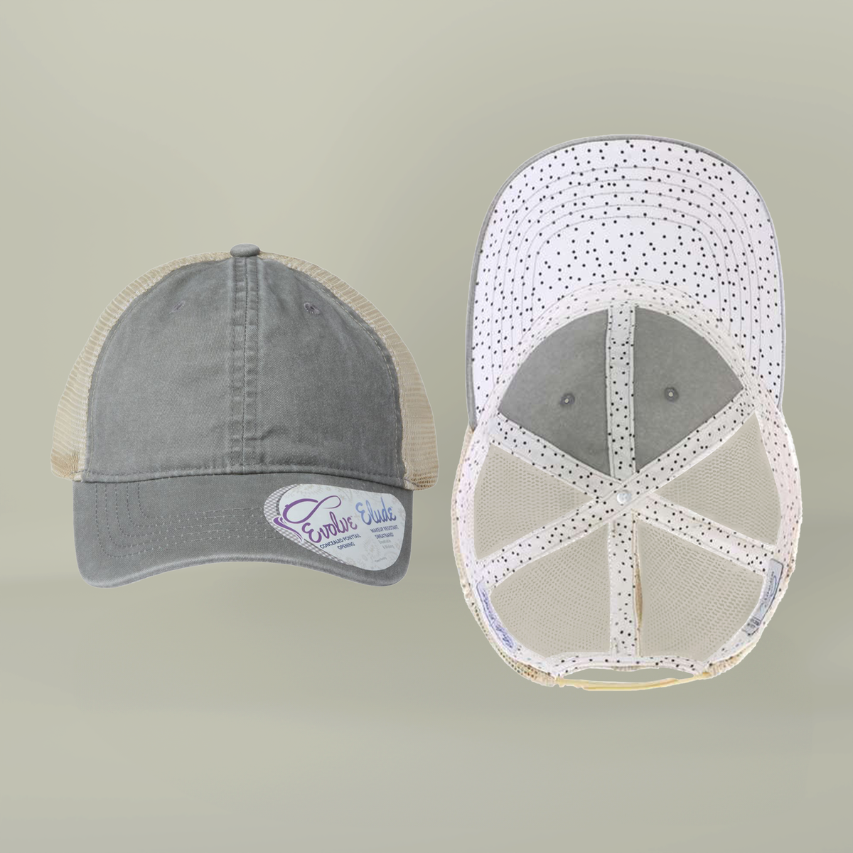 Custom Logo Womens Ponytail Mesh Hat | DTF Ponytail Snapback by F4