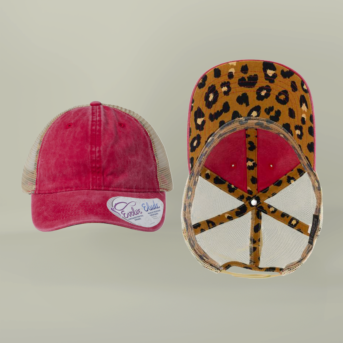 Custom Logo Womens Ponytail Mesh Hat | DTF Ponytail Snapback by F4