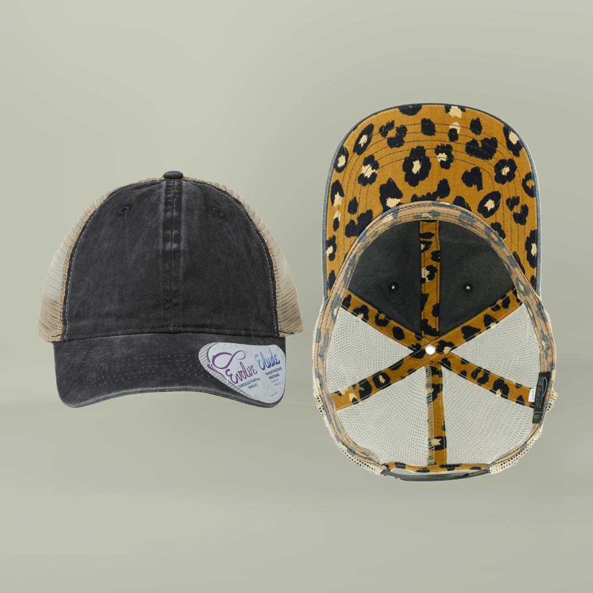 Custom Logo Womens Ponytail Mesh Hat | DTF Ponytail Snapback by F4