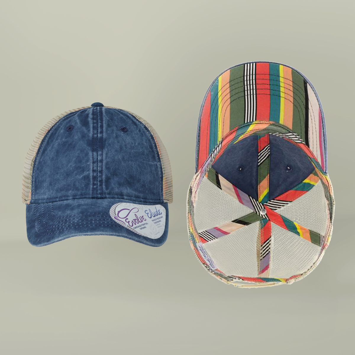 Custom Logo Womens Ponytail Mesh Hat | DTF Ponytail Snapback by F4