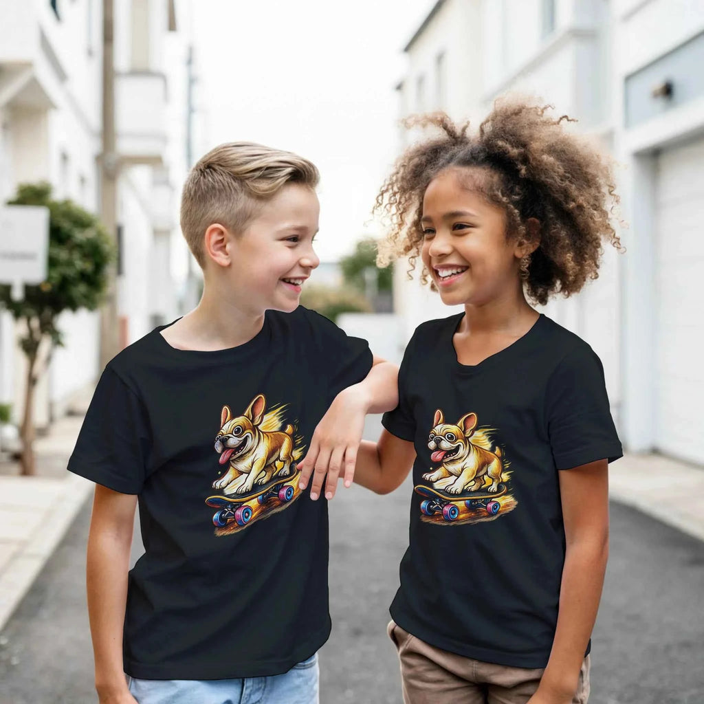 Kids Skater Frenchie T-Shirt