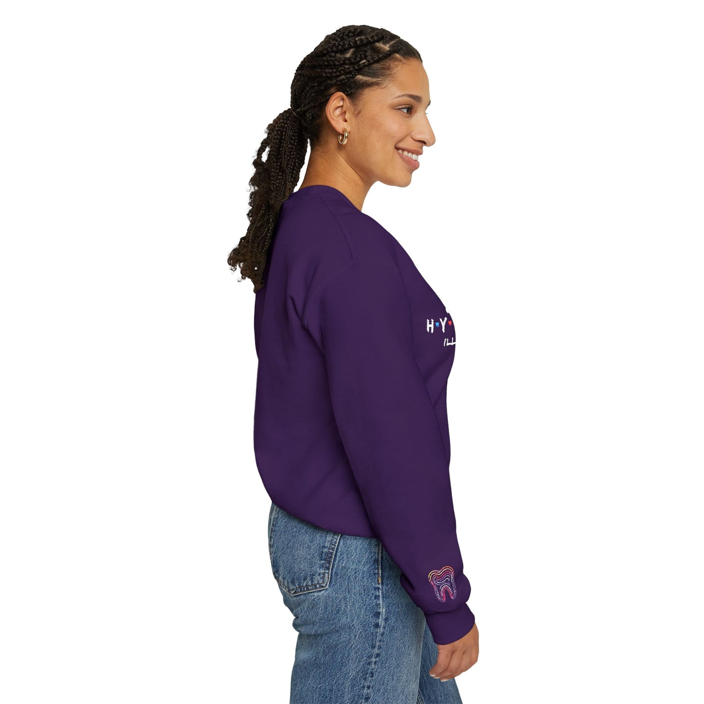 Dental Hygienist Crewneck Sweatshirt — Cute Colorful Dental Team Gift