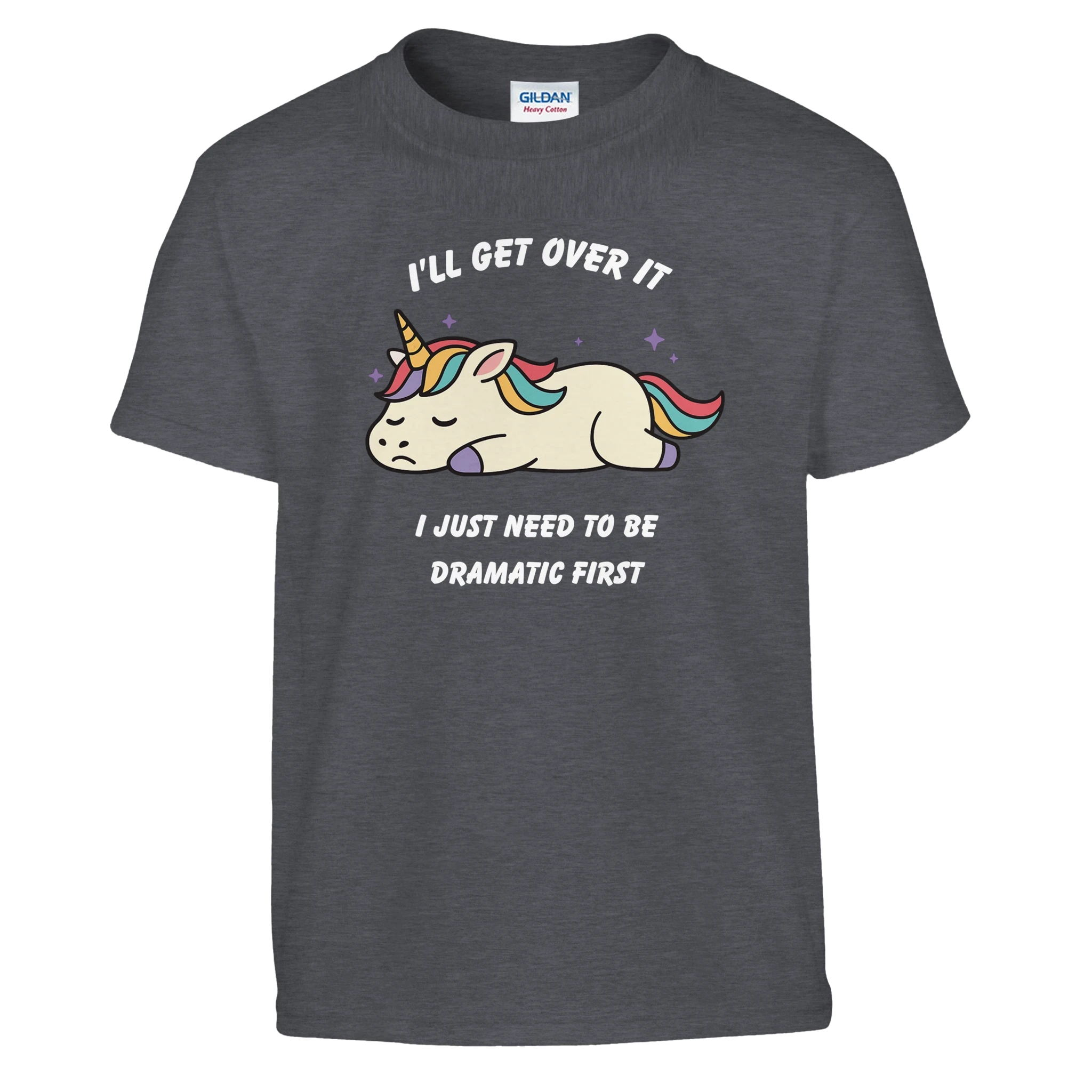Kids Dramatic Unicorn T-Shirt