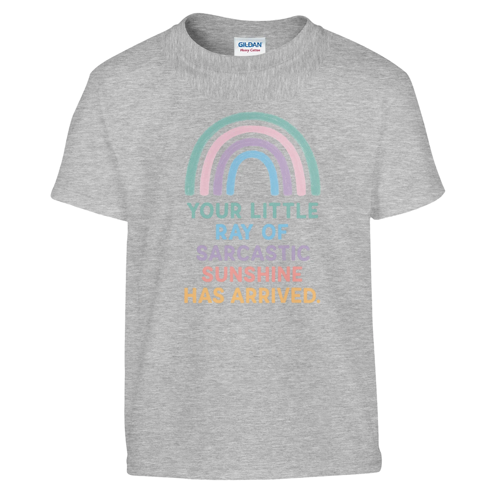 Kids Sarcastic Sunshine Rainbow T-Shirt