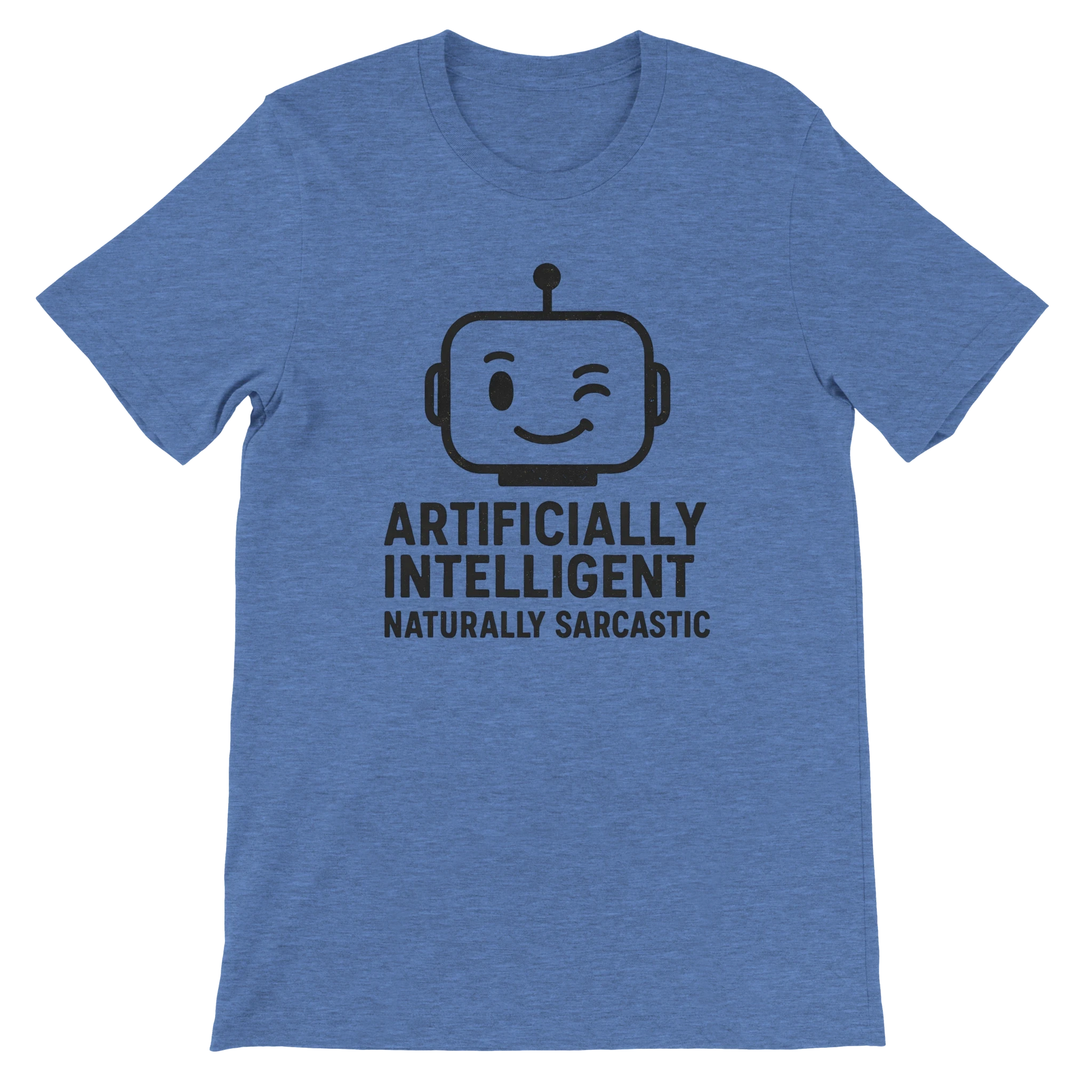 AI Robot 11oz Coffee Mug with Color Inside - Premium Unisex Crewneck T-shirt | Bella + Canvas 3001