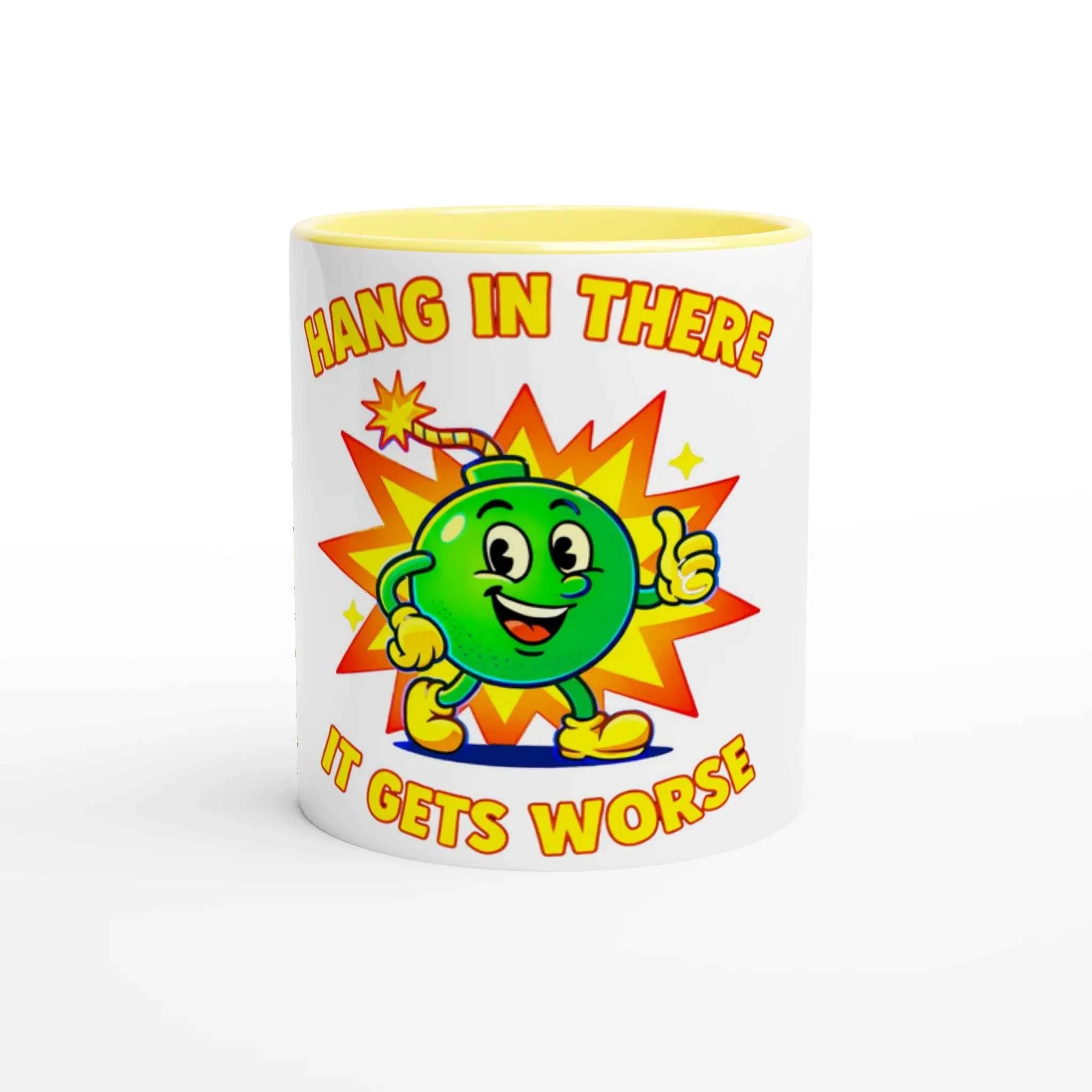 Retro Bomb 11oz Coffee Mug with Color Inside
