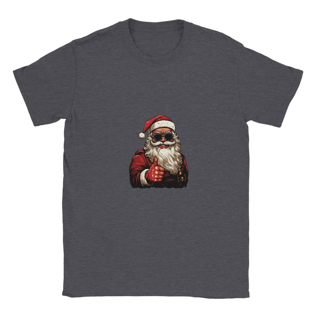 Cool Santa Thumbs Up Shirt  – Festive Holiday Graphic Tee for Modern Cheer