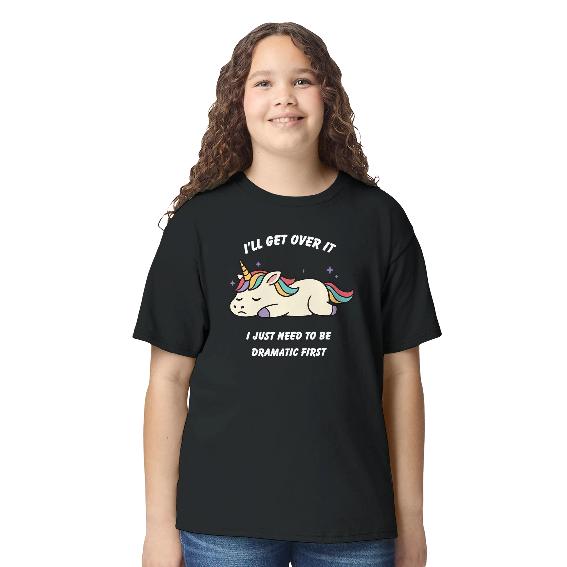 Kids Dramatic Unicorn T-Shirt