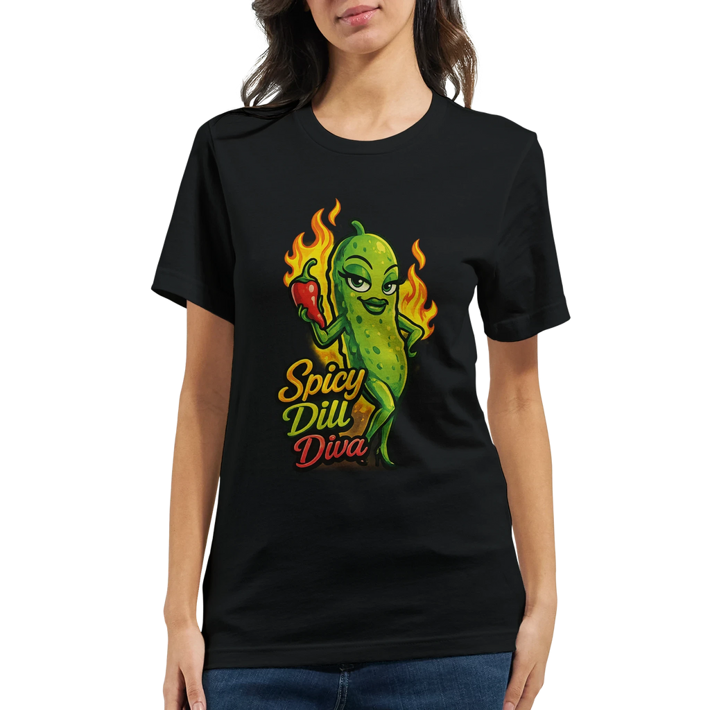 Spicy Dill Diva Pickle T-Shirt