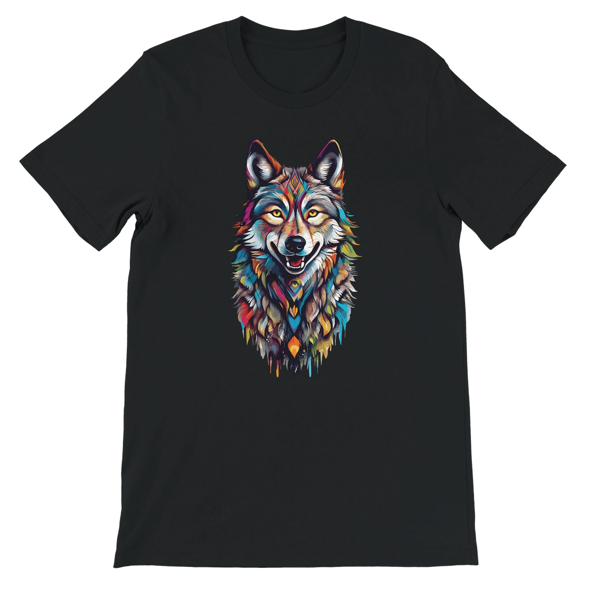 Cosmic Wolf Graphic T-Shirt