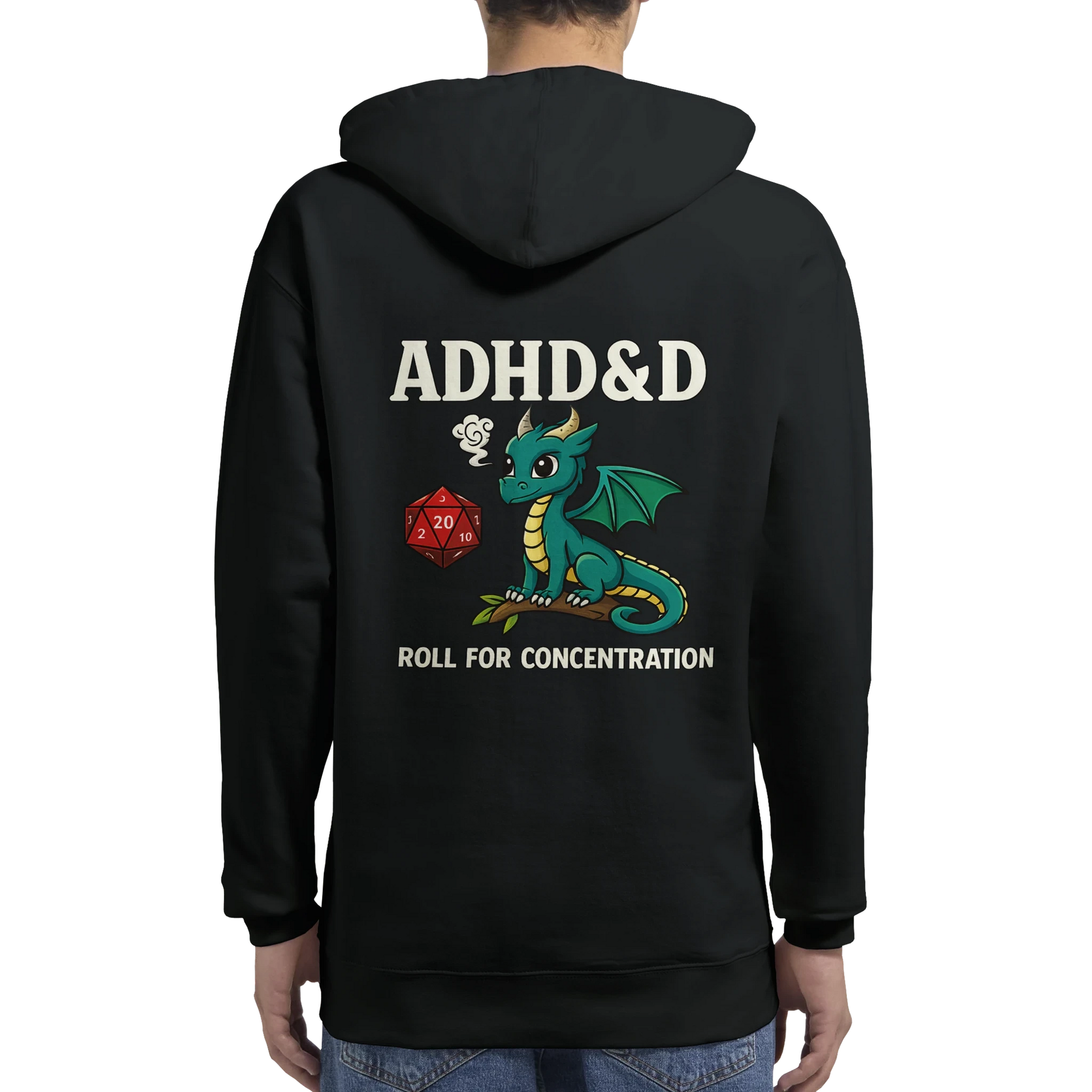 ADHD&D Roll for Concentration Hoodie
