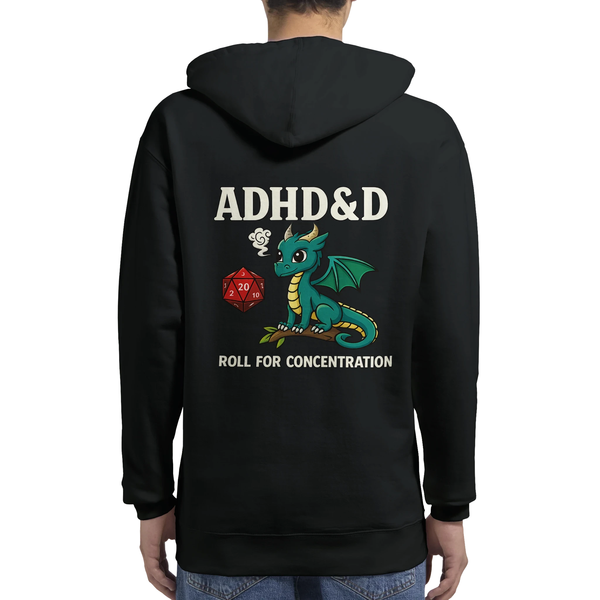 ADHD&D Roll for Concentration Hoodie