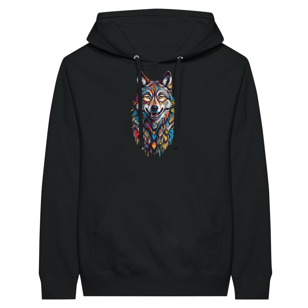 Cosmic Wolf Graphic Hoodie
