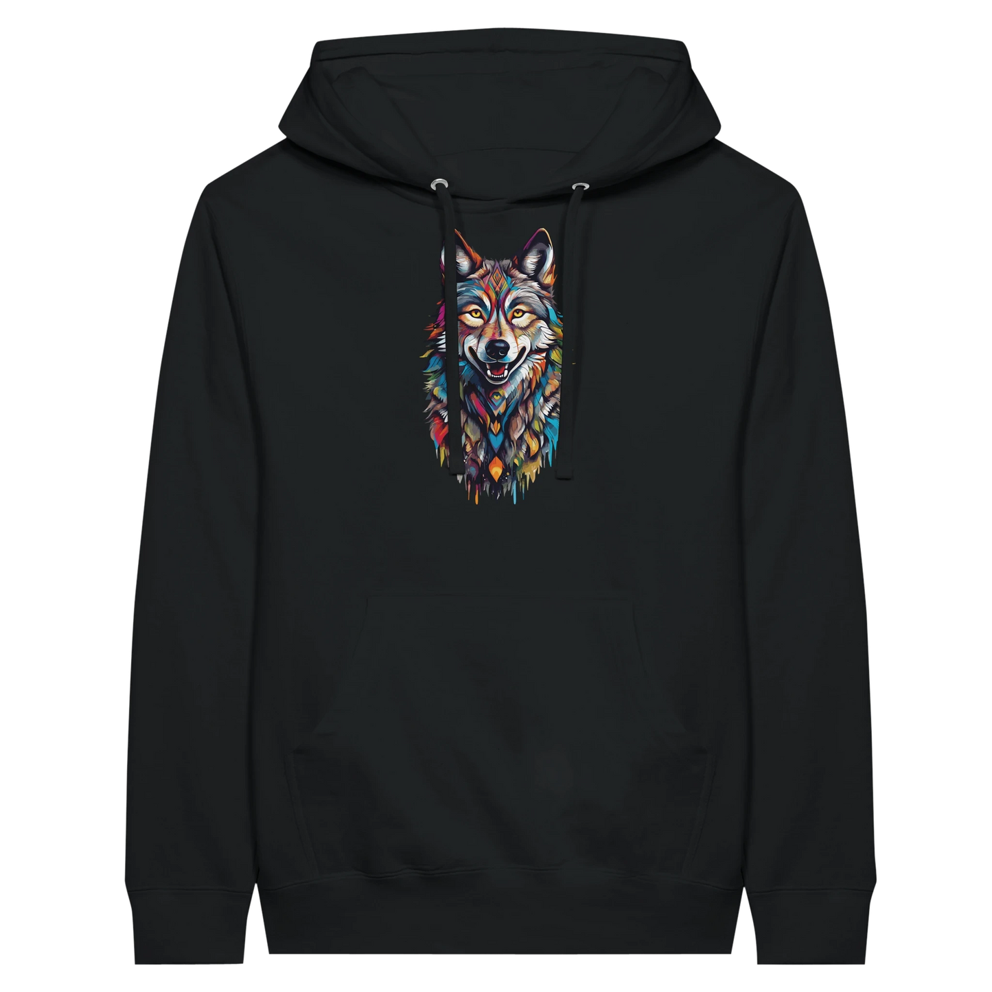 Cosmic Wolf Graphic Hoodie