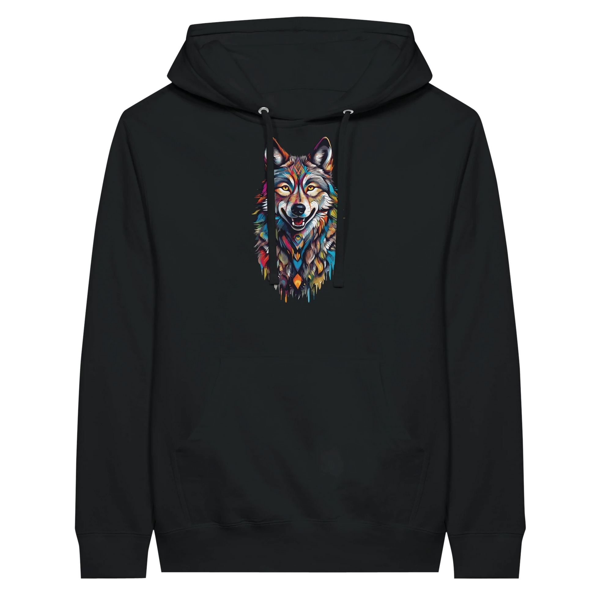 Cosmic Wolf Graphic Hoodie