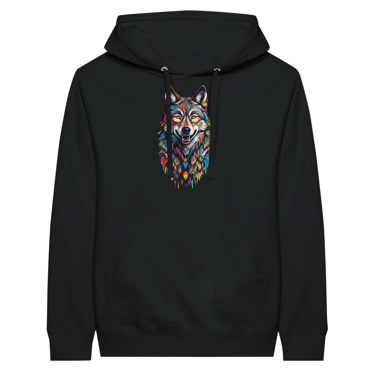 Cosmic Wolf Graphic Hoodie