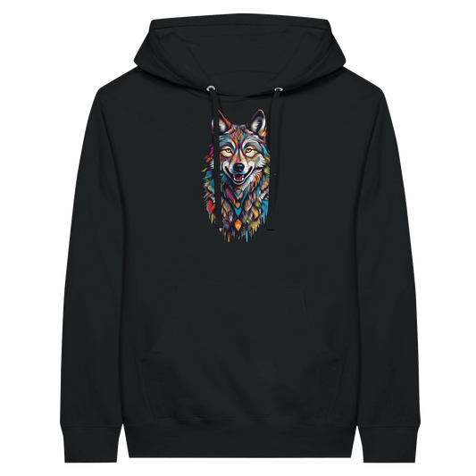 Cosmic Wolf Graphic Hoodie
