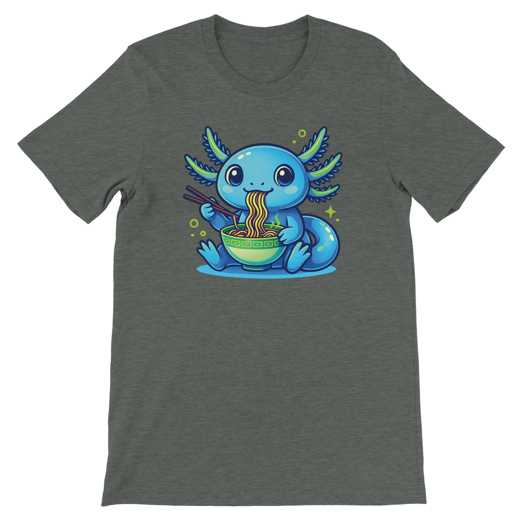 Kawaii Axolotl Ramen T-Shirt