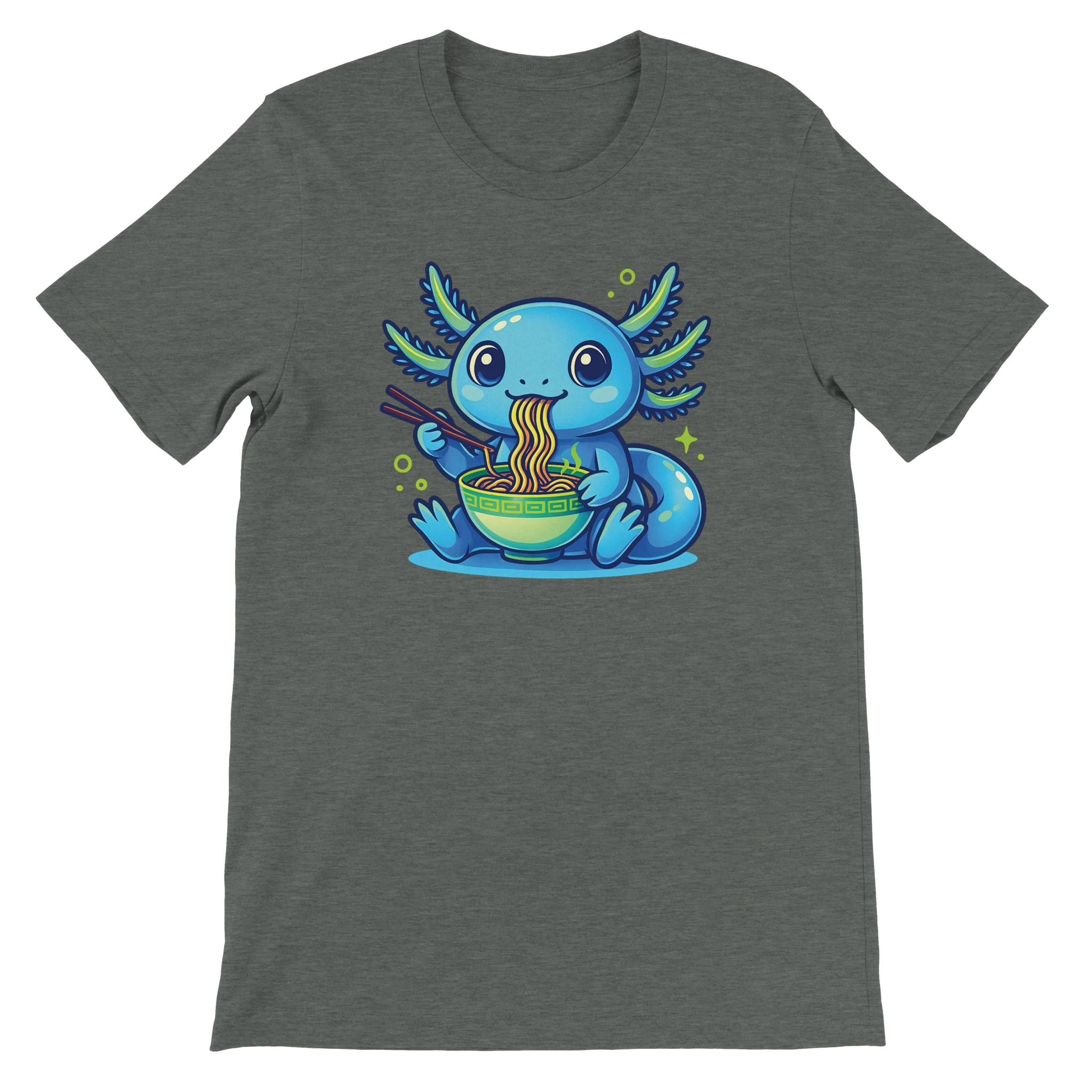 Kawaii Axolotl Ramen T-Shirt