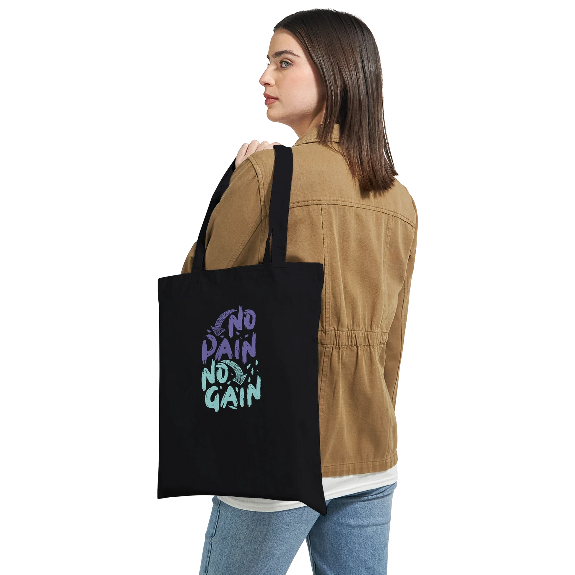 No Pain No Gain Tote Bag