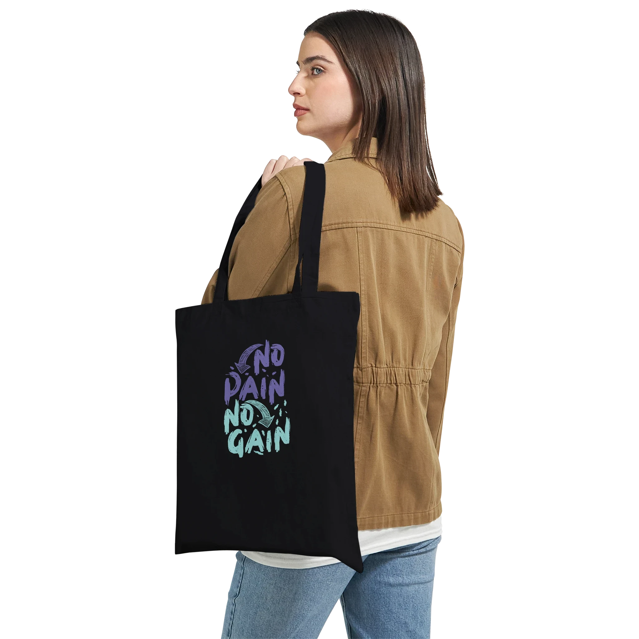 No Pain No Gain Tote Bag