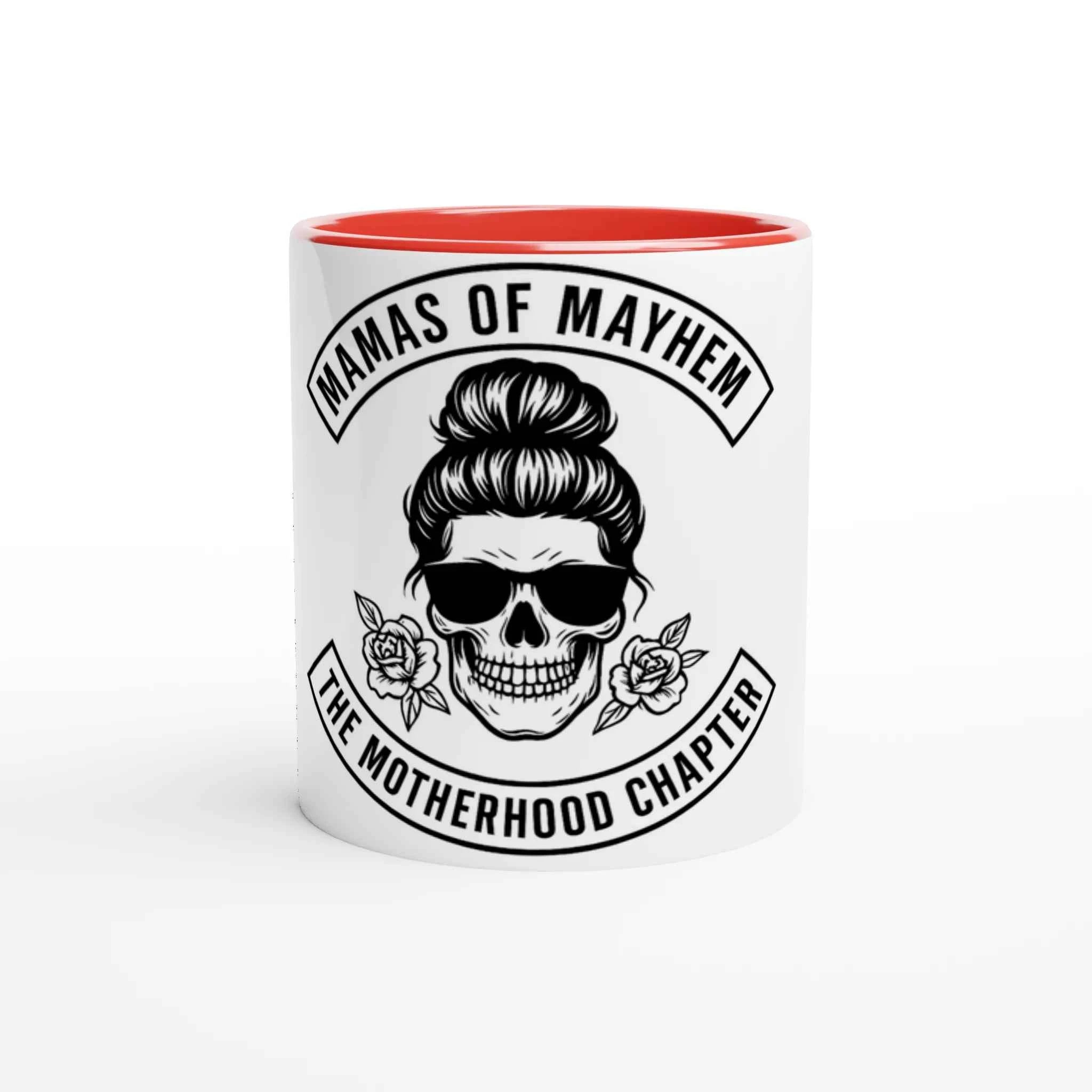 Mamas of Mayhem MC 11oz Coffee Mug with Color Inside