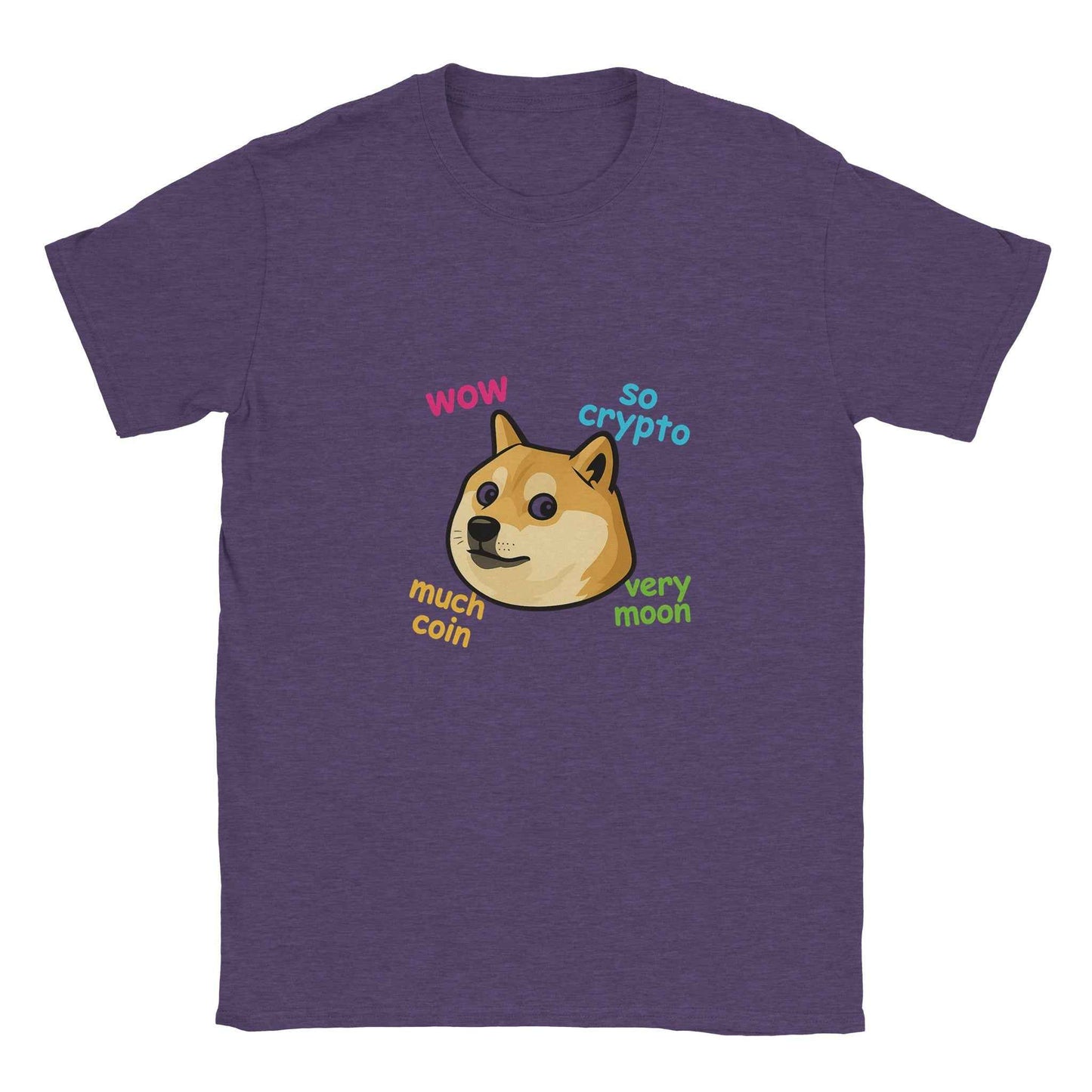 Doge Meme T-Shirt – So Crypto, Much Style, Very Moon! Choose Your Color & Size.