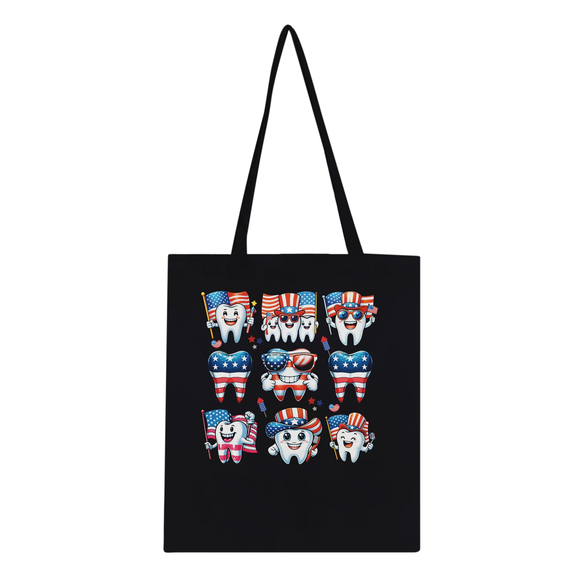 Personalized Dental 4th of July Tote Bag