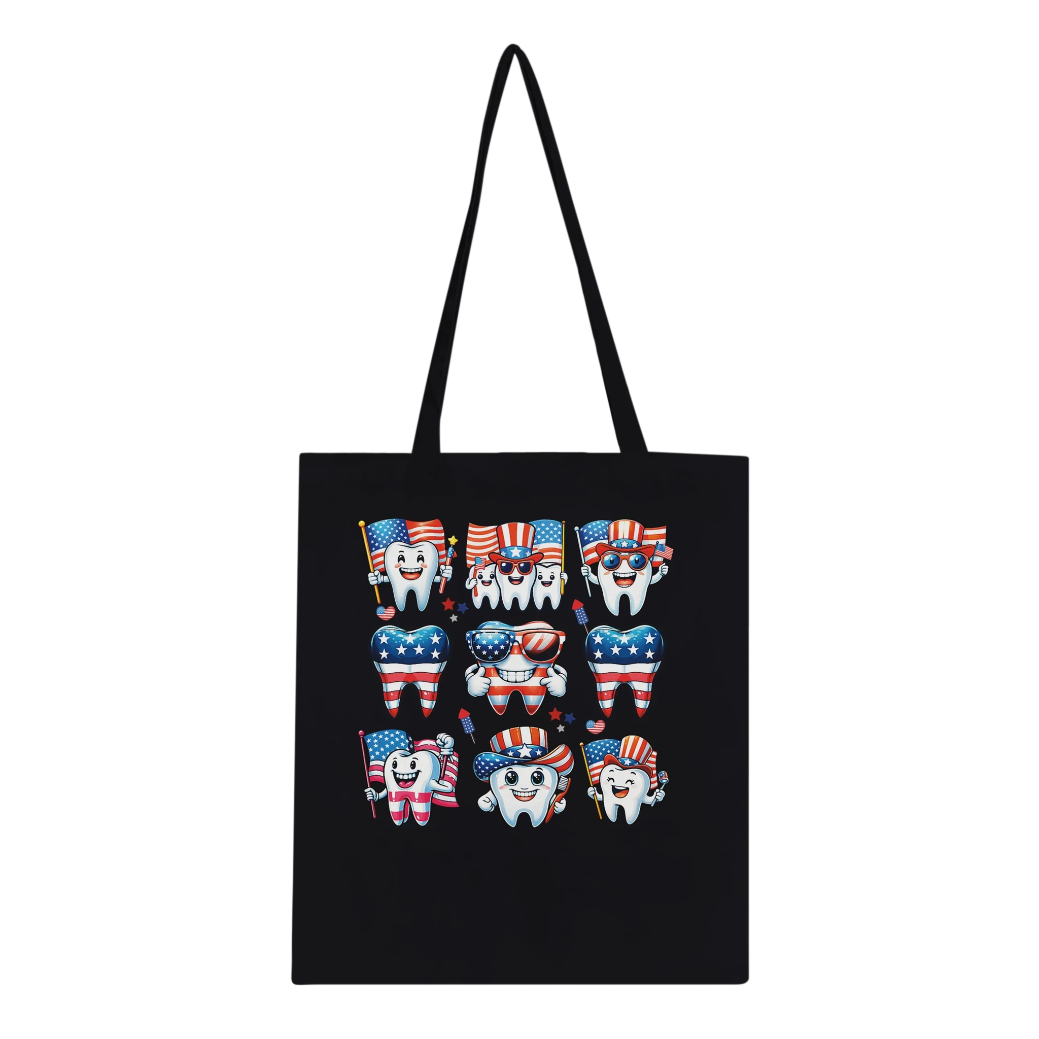 Personalized Dental 4th of July Tote Bag