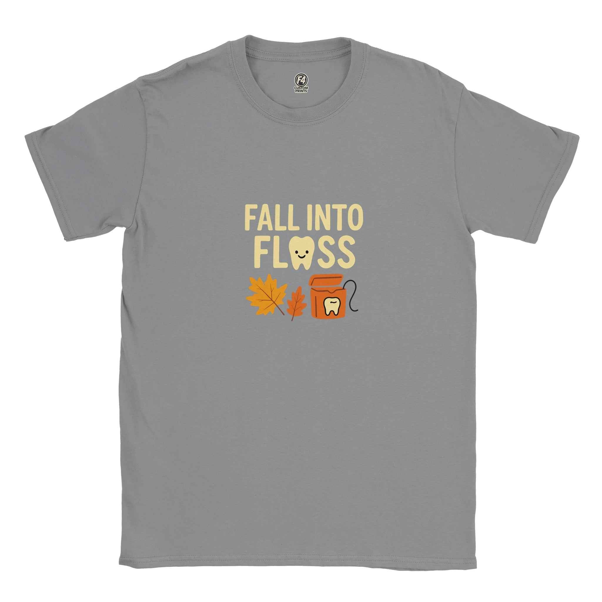 Fall Into Floss Dental Hygienist Shirt – Cute Autumn Tooth Humor Tee