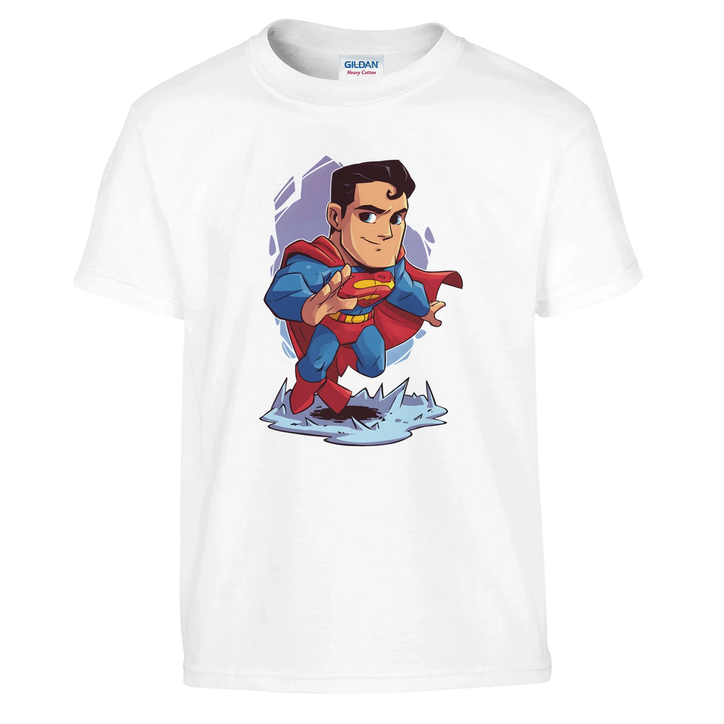 Kids Chibi Superman Inspired T-Shirt
