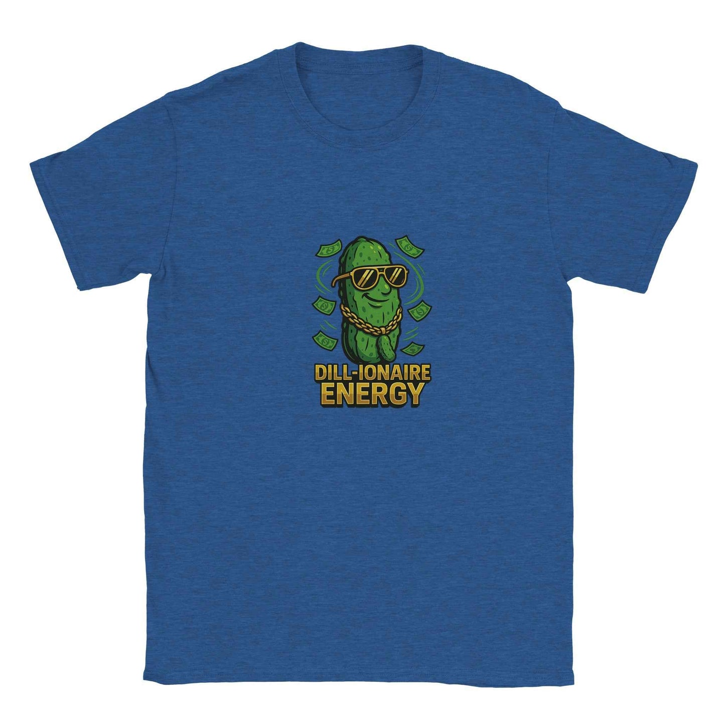 “Dill-ionaire Energy” Pickle T-Shirt – Hip Hop & Rich Pickle Design