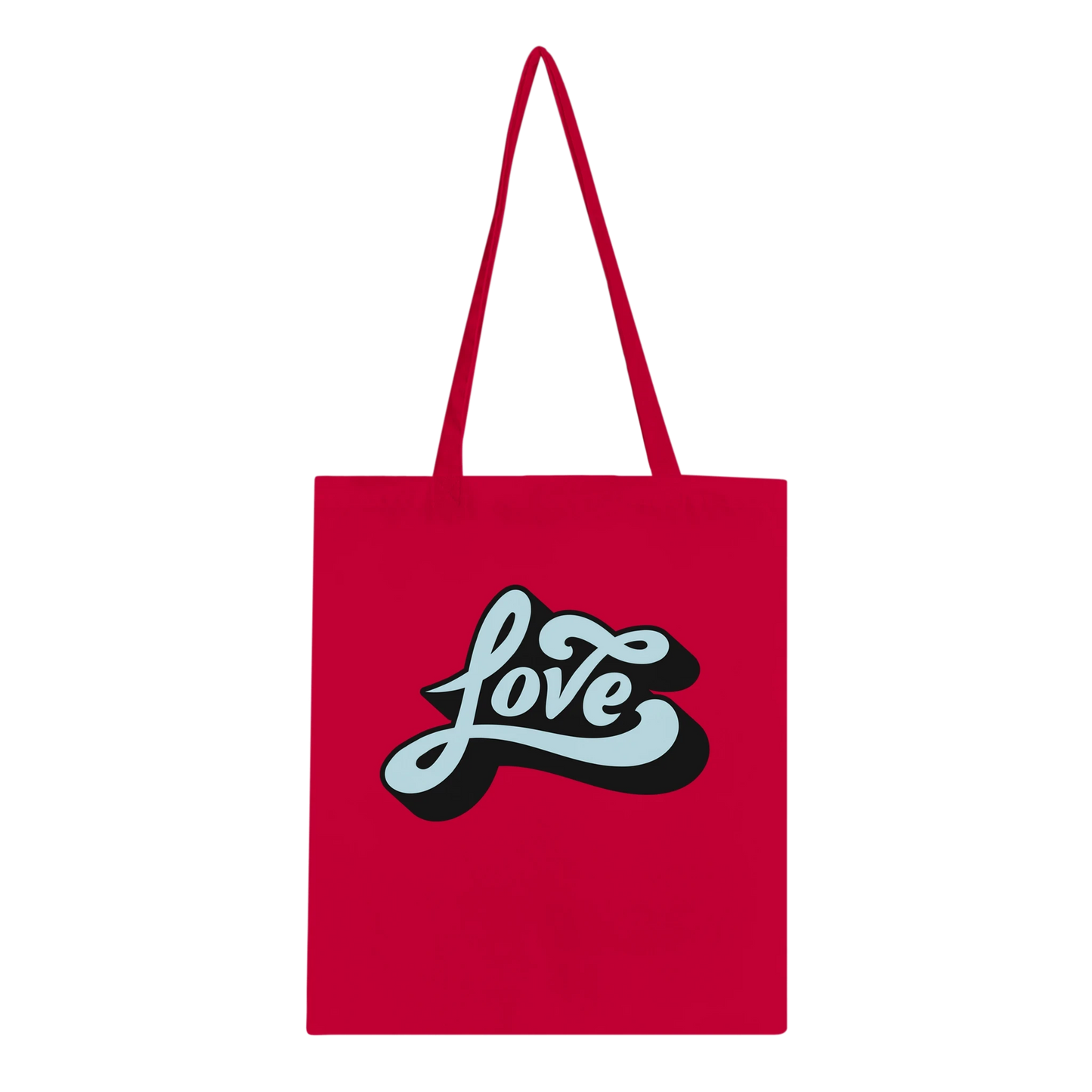 Love Script Tote Bag