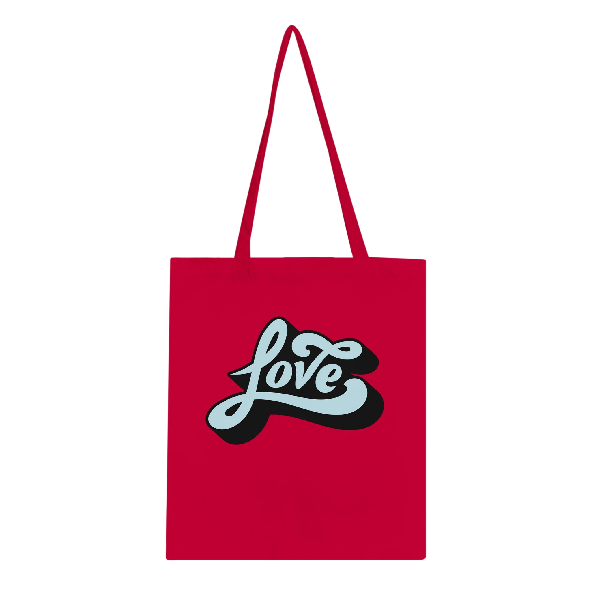 Love Script Tote Bag