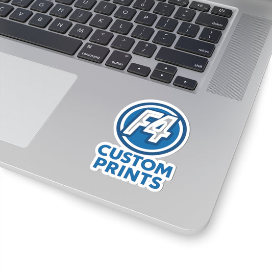 Custom Kiss Cut Vinyl Sticker | Logo Stickers by F4 Custom Prints