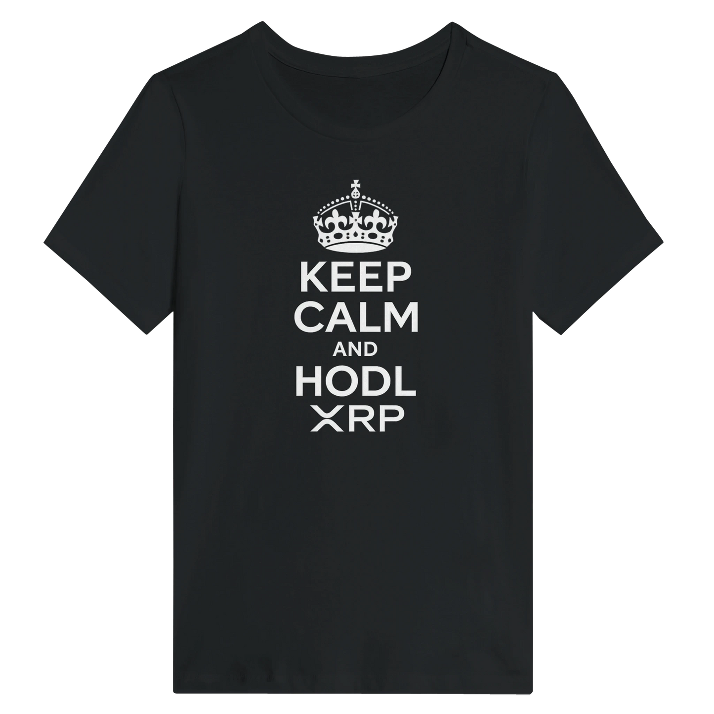 Women’s Keep Calm and HODL XRP T-Shirt