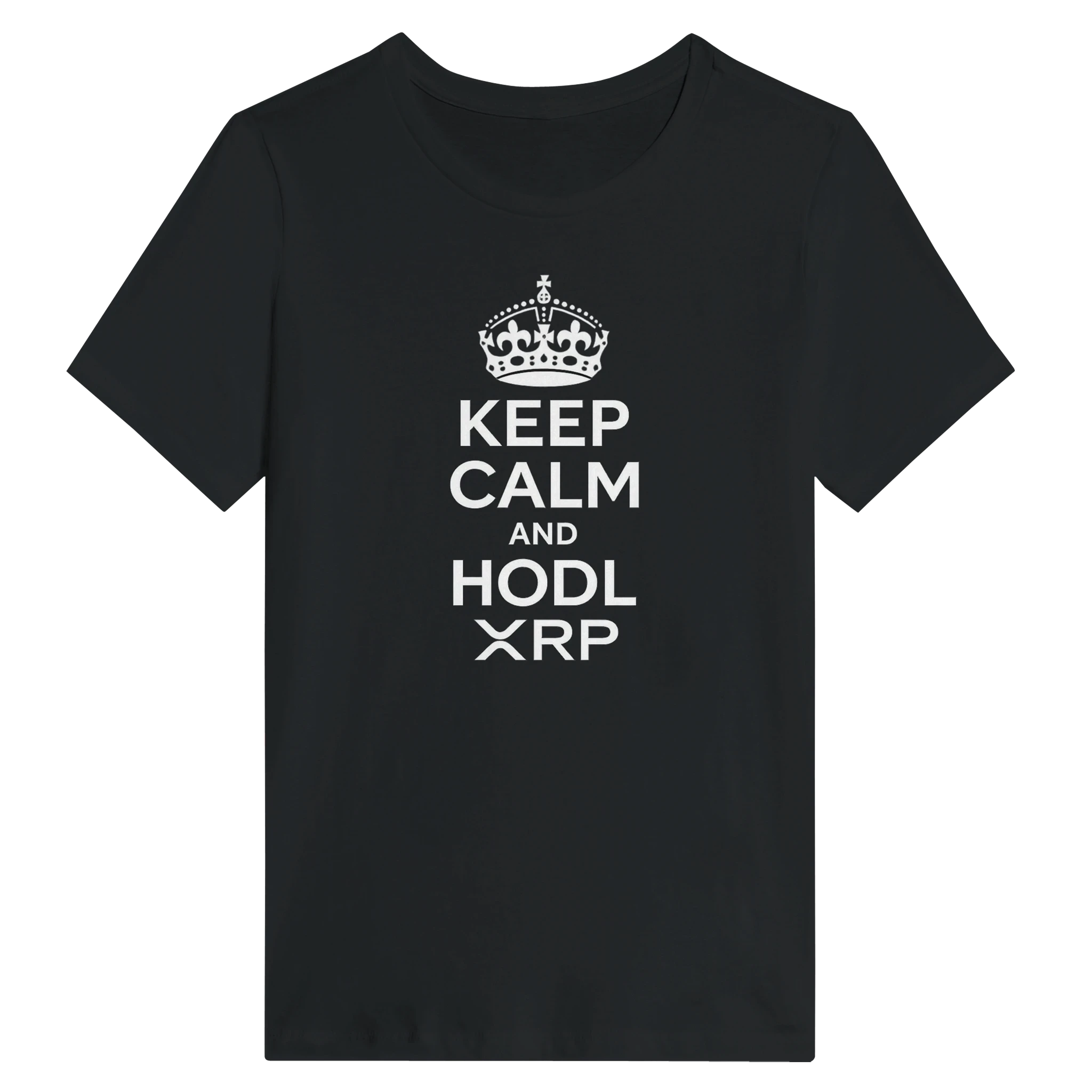 Women’s Keep Calm and HODL XRP T-Shirt