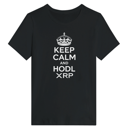 Women’s Keep Calm and HODL XRP T-Shirt