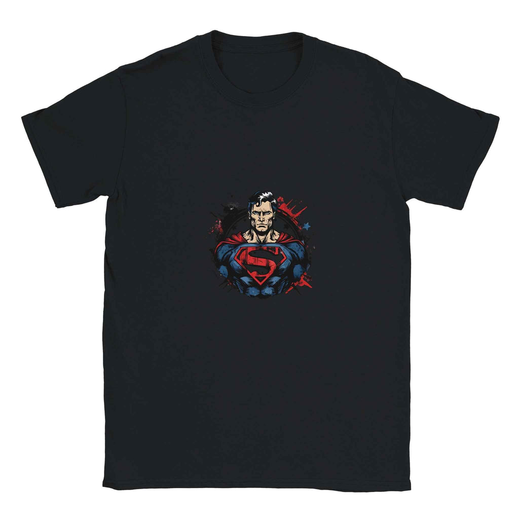 Man of Steel 'S' T-Shirt – Heroic Comic-Inspired Graphic Tee in Your Choice of 10 Dynamic Colors