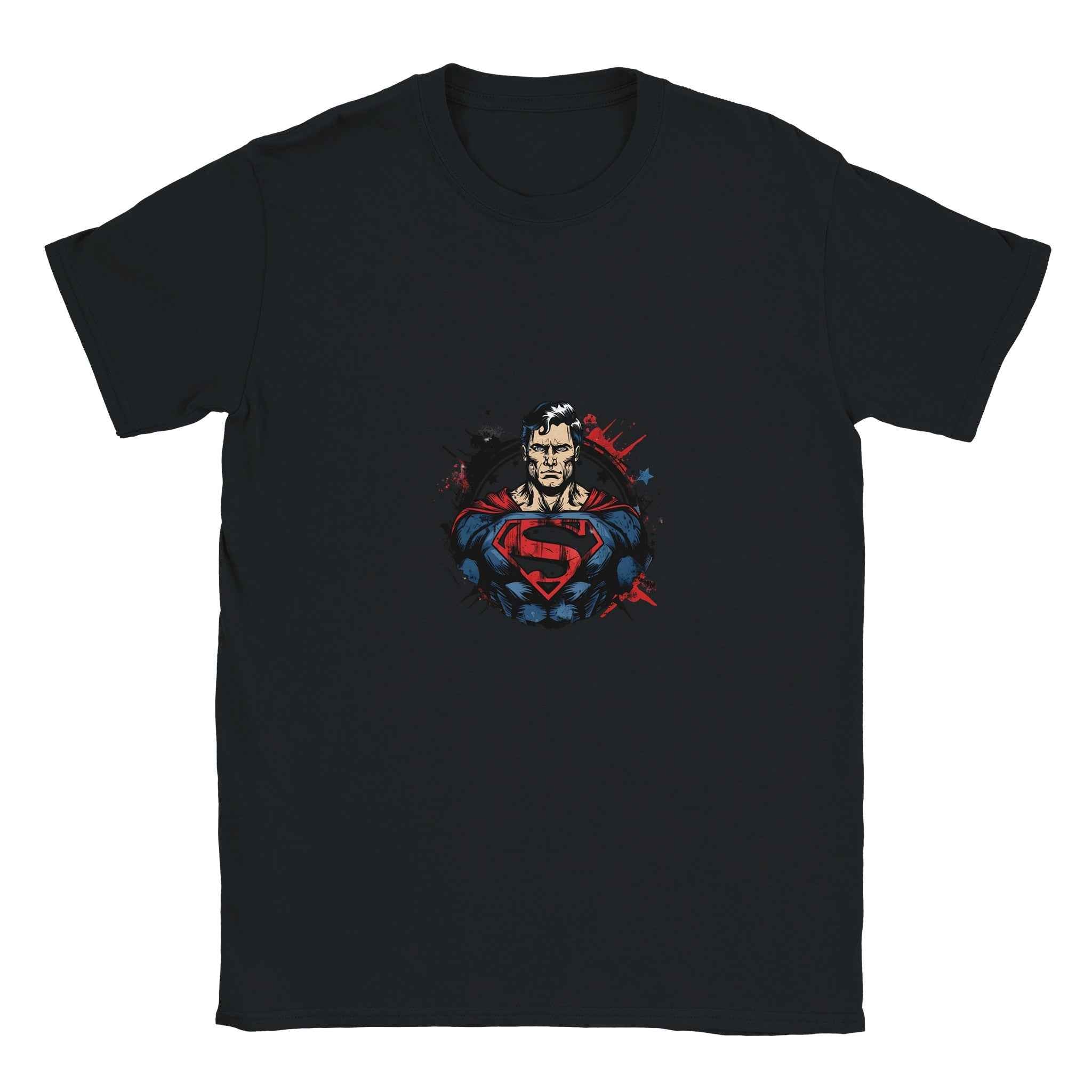 Man of Steel 'S' T-Shirt – Heroic Comic-Inspired Graphic Tee in Your Choice of 10 Dynamic Colors