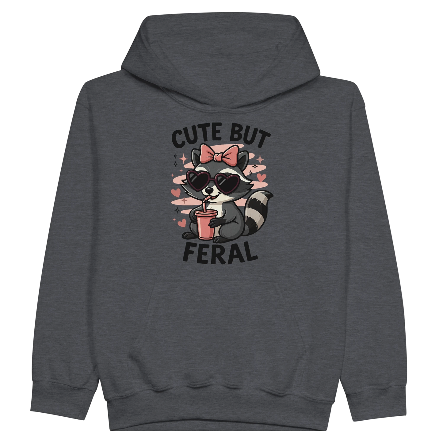Kids Cute But Feral Hoodie