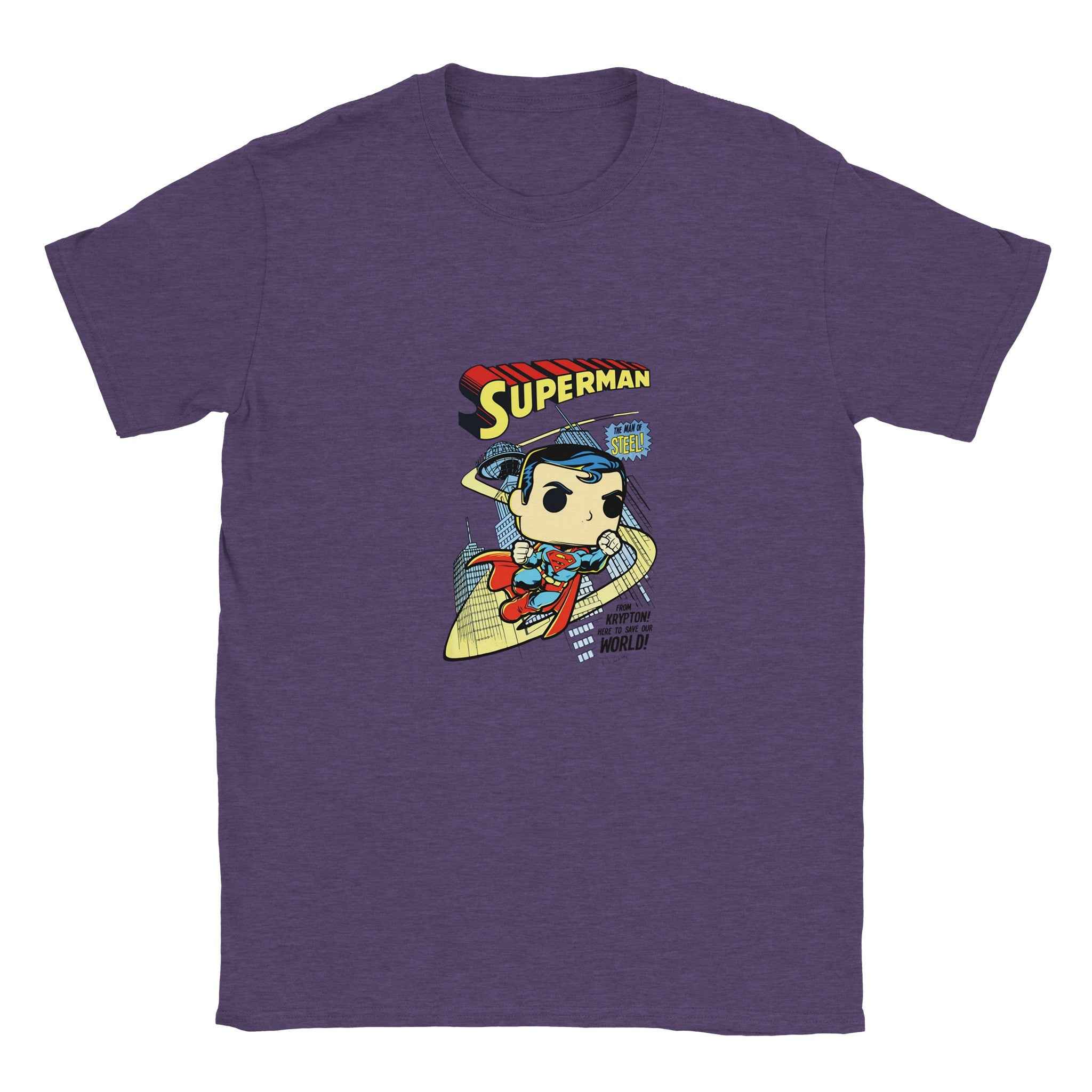 Funko Pop! Superman T-Shirt – Heroic Comic-Inspired Graphic Tee in Multiple Colors