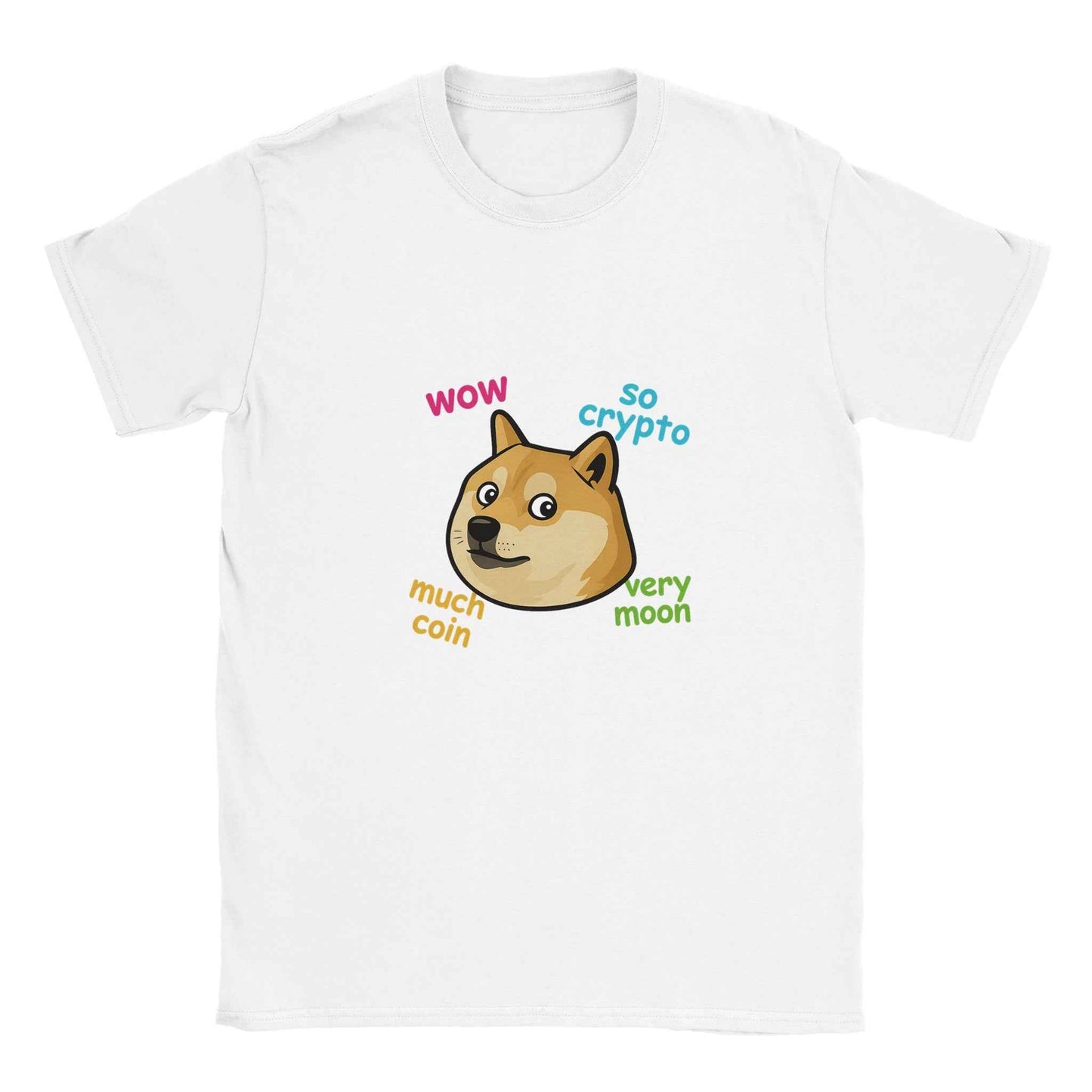 Doge Meme T-Shirt – So Crypto, Much Style, Very Moon! Choose Your Color & Size.