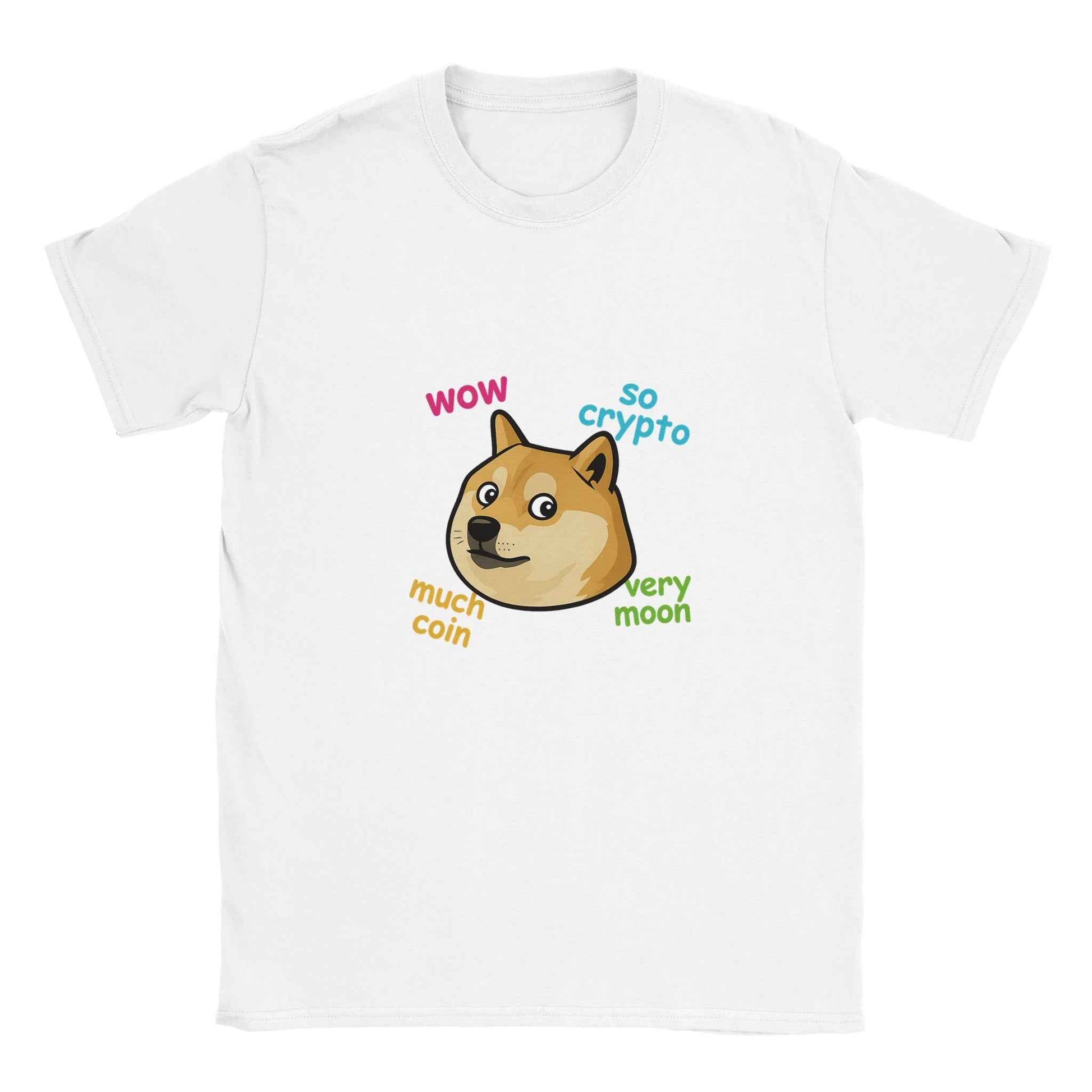 Doge Meme T-Shirt – So Crypto, Much Style, Very Moon! Choose Your Color & Size.