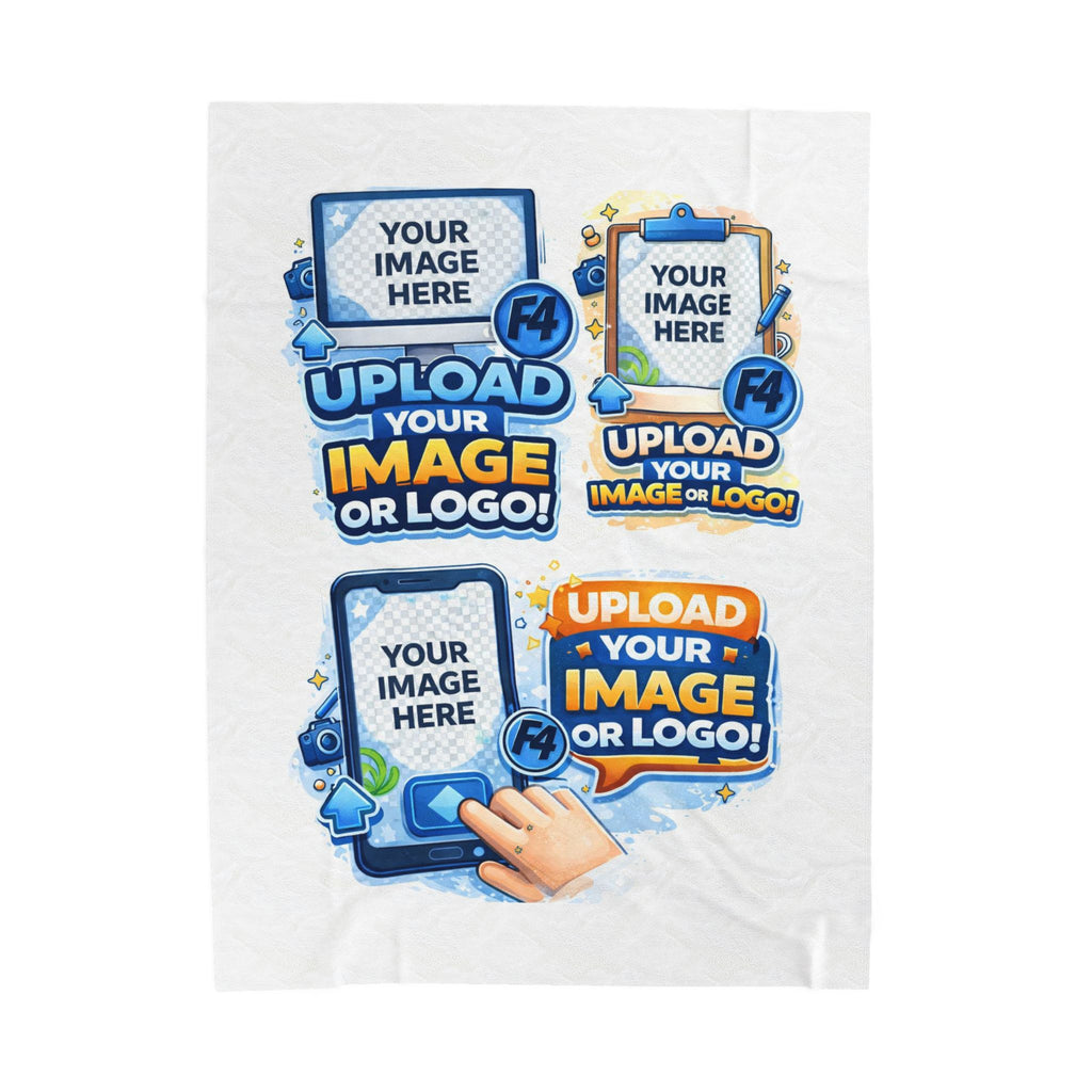 Custom Image Velveteen Plush Blanket