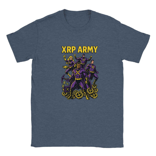 XRP Army T-Shirt – Superheroes of Crypto Graphic Tee