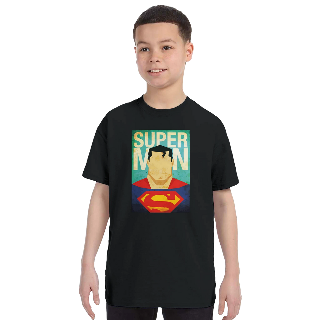 Kids Retro Superman Inspired T-Shirt