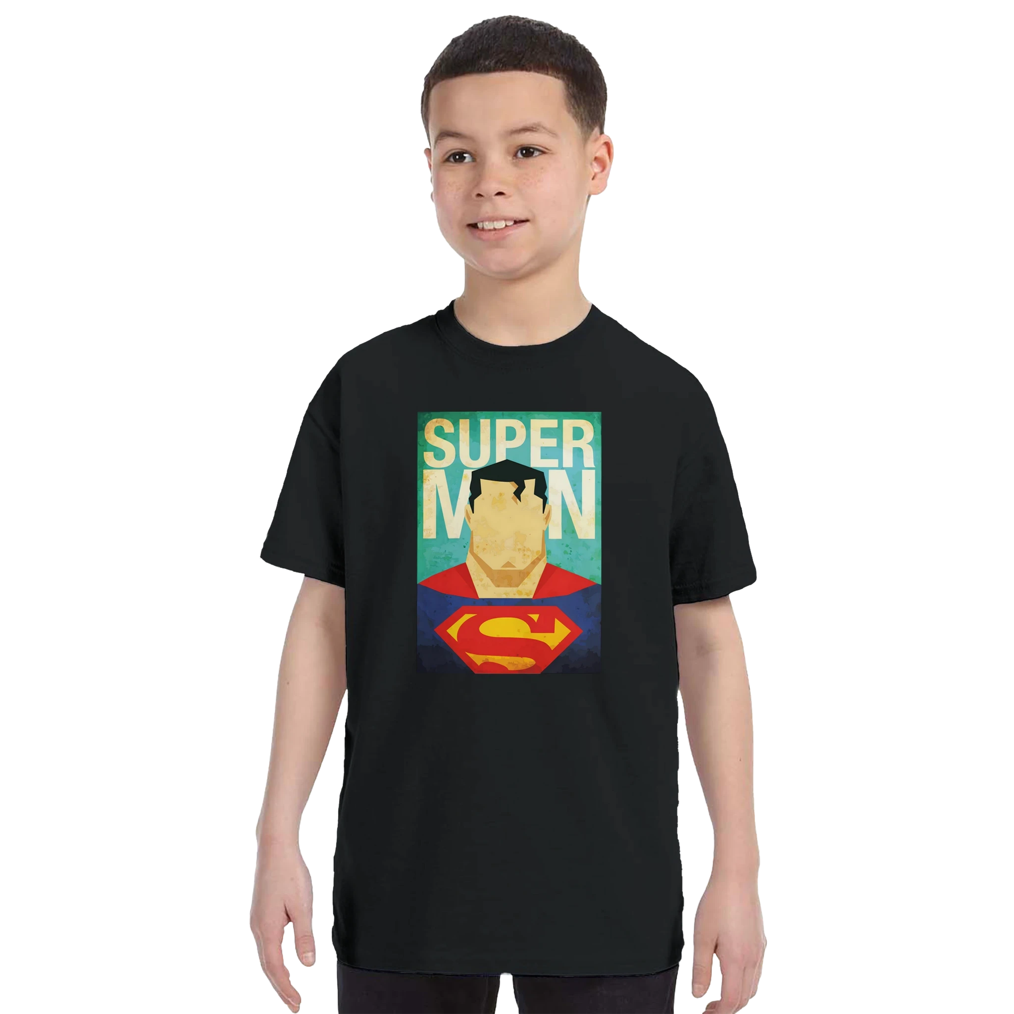 Kids Retro Superman Inspired T-Shirt