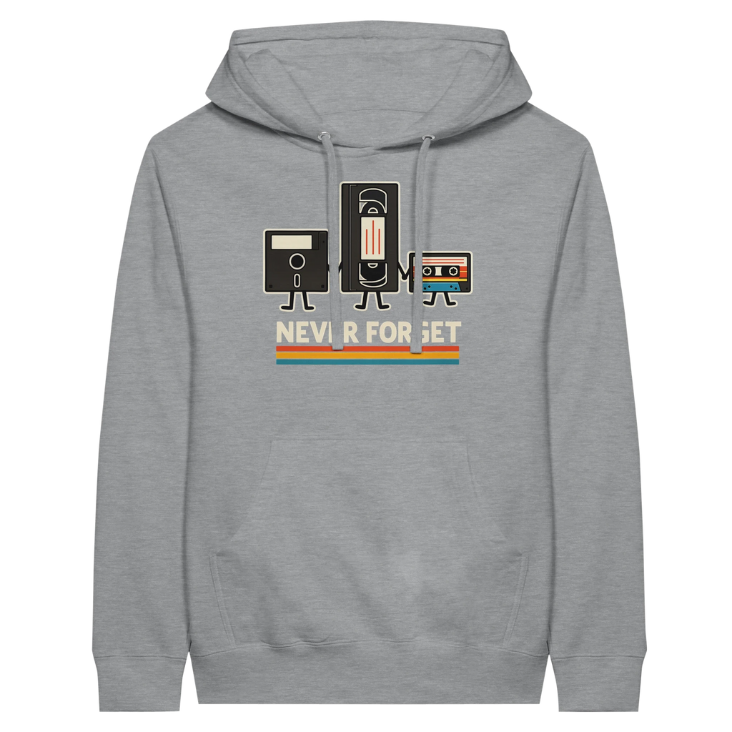 Retro Tech Squad Never Forget Hoodie