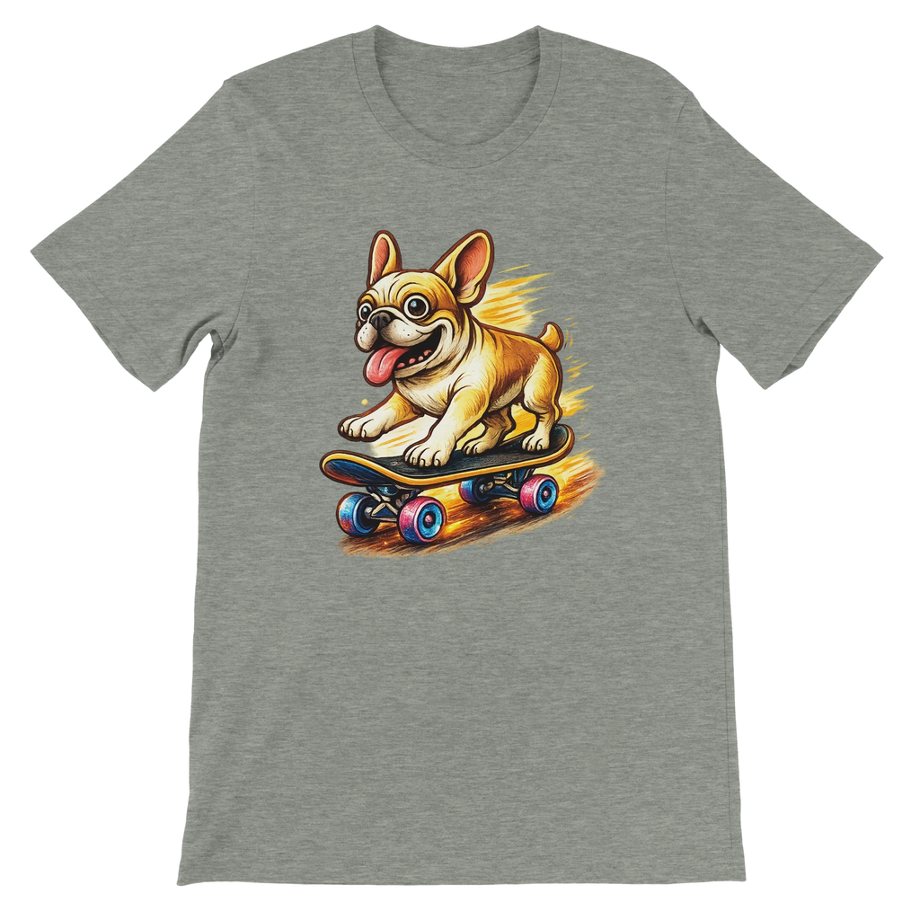 Skater Frenchie T-Shirt